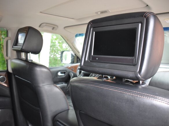 2013 Nissan Patrol VI (Y62), чёрный, 2600000 рублей - вид 10