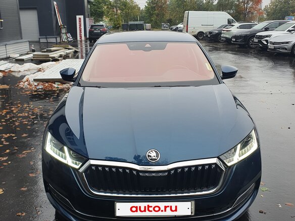 2022 Skoda Octavia IV (A8), синий