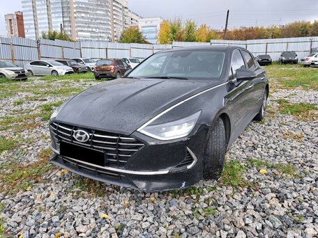 2019 Hyundai Sonata VIII (DN8), чёрный, 1610000 рублей, вид 3
