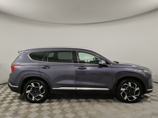 2021 Hyundai Santa Fe IV Рестайлинг, синий, 3235000 рублей, вид 4