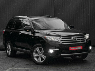 2013 Toyota Highlander II (XU40) Рестайлинг, чёрный, 1990000 рублей, вид 3