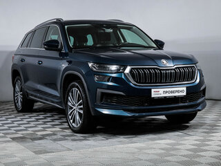 2023 Skoda Kodiaq I Рестайлинг, синий, 3910500 рублей, вид 3