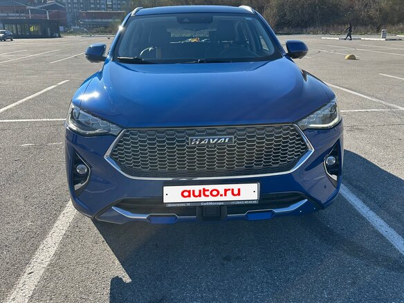 2021 Haval F7x I, синий - вид 4