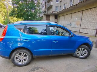 2016 Geely Emgrand X7 I Рестайлинг, синий, 500000 рублей, вид 4