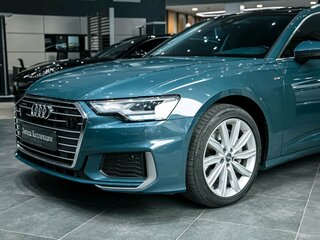 2020 Audi A6 45 TDI V (C8), зелёный, 4800000 рублей, вид 2