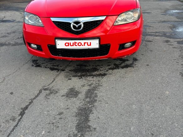 2008 Mazda 3 I (BK) Рестайлинг, красный, 650000 рублей