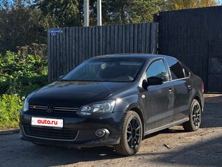 2014 Volkswagen Polo V, чёрный, 510000 рублей, вид 1