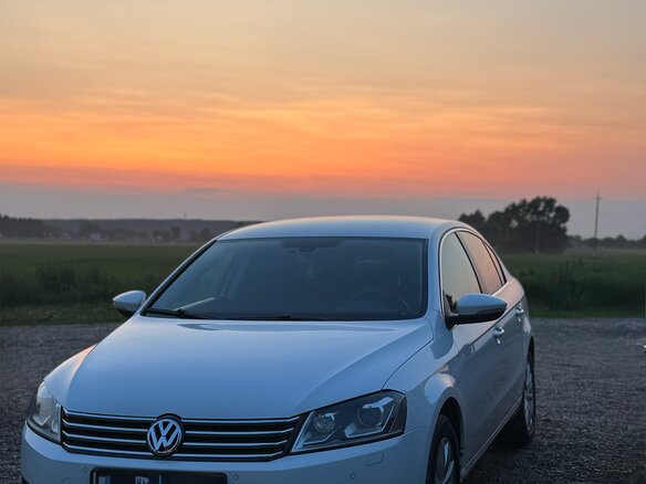 2014 Volkswagen Passat B7, белый