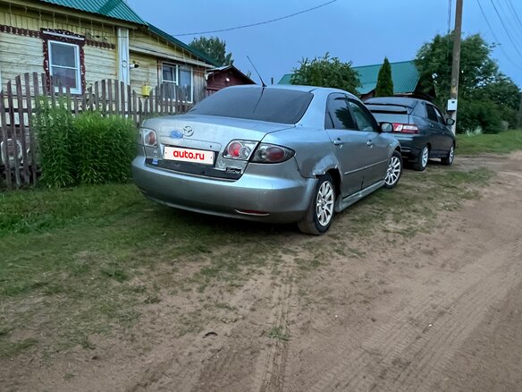 2004 Mazda 6 I (GG), серый, 100000 рублей - вид 5