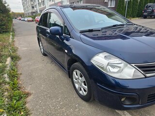 2012 Nissan Tiida I Рестайлинг, синий, 570000 рублей, вид 4