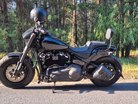 2019 Harley-Davidson Fat Bob, чёрный, 1600000 рублей, вид 1