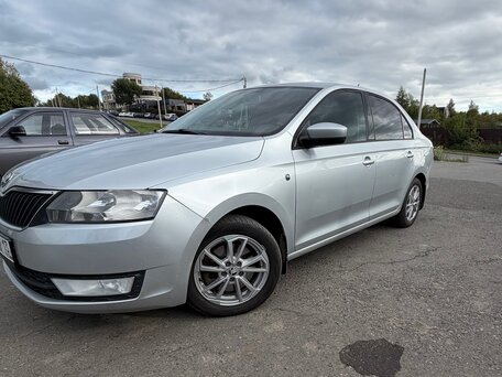 2014 Skoda Rapid I, серебристый, 825000 рублей, вид 1