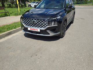 2021 Hyundai Santa Fe IV Рестайлинг, чёрный, 3550000 рублей, вид 3