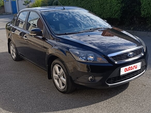 2008 Ford Focus II Рестайлинг, чёрный, 690000 рублей - вид 1