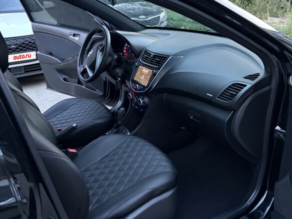 2015 Hyundai Solaris I Рестайлинг, чёрный, 1150000 рублей - вид 10