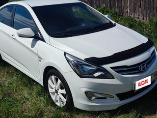 2016 Hyundai Solaris I Рестайлинг, белый, 1210000 рублей, вид 1