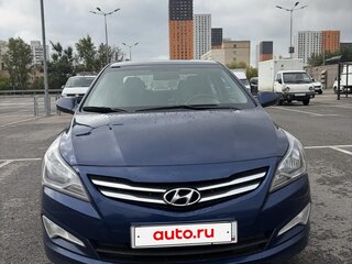 2015 Hyundai Solaris I Рестайлинг, синий, 1300000 рублей, вид 5