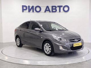 2013 Hyundai Solaris I, чёрный, 794999 рублей, вид 2