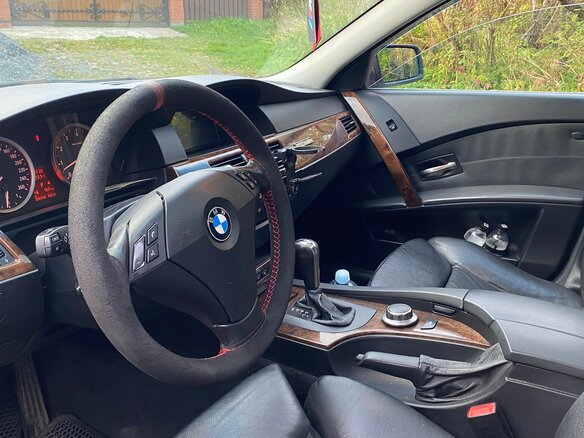 2006 BMW 5 серии 525i V (E60/E61), серебристый, 1200000 рублей - вид 9