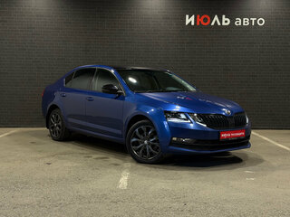 2019 Skoda Octavia III (A7) Рестайлинг, синий, 1900000 рублей, вид 3
