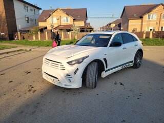 2012 Infiniti FX37 II (S51) Рестайлинг, белый, 1450000 рублей, вид 1