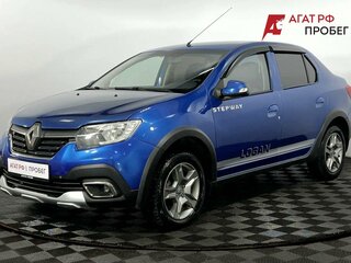 2020 Renault Logan II Рестайлинг, синий, 970000 рублей, вид 1