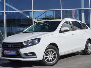 2019 Lada (ВАЗ) Vesta SW I, белый, 1064000 рублей, вид 1