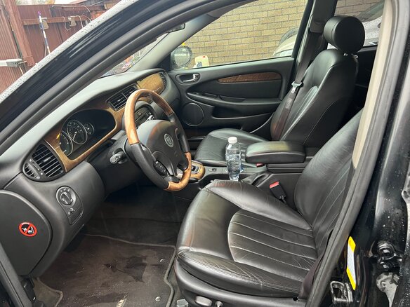 2002 Jaguar X-Type I, чёрный, 1200000 рублей - вид 7
