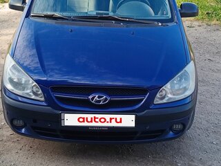 2007 Hyundai Getz I Рестайлинг, синий, 430000 рублей, вид 1