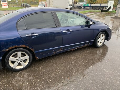 2007 Honda Civic VIII, синий, 335000 рублей, вид 4