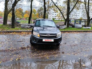 2015 Lada (ВАЗ) Granta I, серебристый, 300000 рублей, вид 1