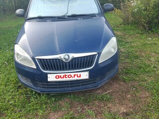 2013 Skoda Fabia II Рестайлинг, синий, 420000 рублей, вид 3