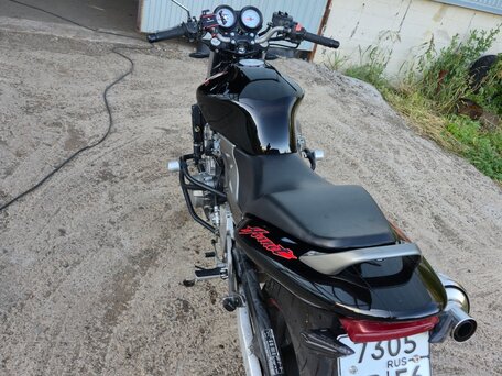 2001 Honda CB 600F Hornet, чёрный, 380000 рублей, вид 2