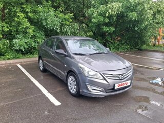 2016 Hyundai Solaris I Рестайлинг, серый, 590000 рублей, вид 5