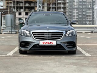 2019 Mercedes-Benz S-Класс 450 Long VI (W222, C217) Рестайлинг, серый, 5900000 рублей, вид 2