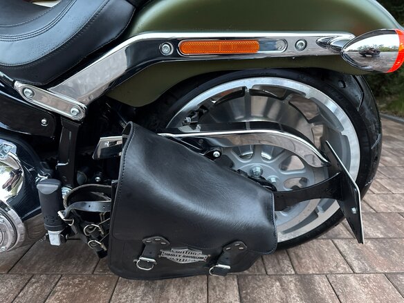 2022 Harley-Davidson Fat Boy, зелёный, 2300000 рублей - вид 11