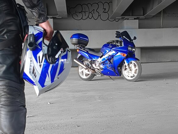 2000 Honda VFR 800, синий, 495000 рублей