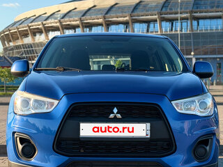 2014 Mitsubishi ASX I Рестайлинг, синий, 950000 рублей, вид 2