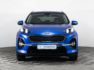 2019 Kia Sportage IV Рестайлинг, синий, 2250000 рублей, вид 2