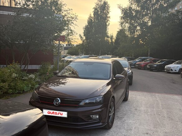 2015 Volkswagen Jetta VI Рестайлинг, коричневый - вид 8