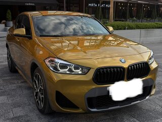 2021 BMW X2 xDrive18d I (F39), жёлтый, 3700000 рублей, вид 4
