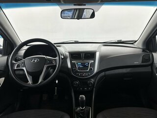 2015 Hyundai Solaris I Рестайлинг, синий, 825000 рублей, вид 5
