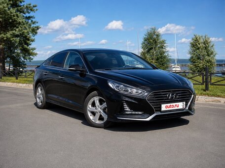 2017 Hyundai Sonata VII (LF) Рестайлинг, чёрный, 1500000 рублей, вид 1