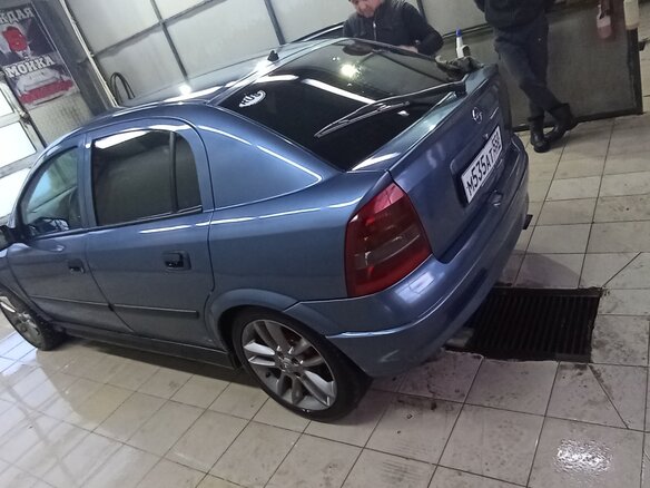 2001 Opel Astra G, серый, 350000 рублей - вид 1