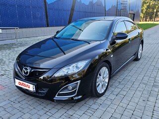 2011 Mazda 6 II (GH) Рестайлинг, чёрный, 1050000 рублей, вид 1
