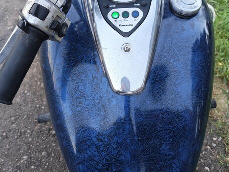 2008 Kawasaki VN900 Vulcan, синий, 450000 рублей, вид 5