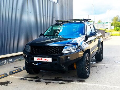 2013 Volkswagen Amarok Double Cab part-time I, чёрный, 2200000 рублей, вид 1