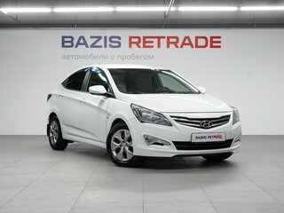 2016 Hyundai Solaris I Рестайлинг, белый, 1170000 рублей, вид 3