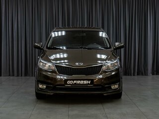 2016 Kia Rio III Рестайлинг, коричневый, 1089000 рублей, вид 3