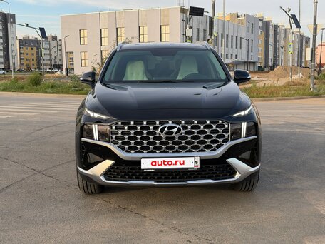 2022 Hyundai Santa Fe IV Рестайлинг, чёрный, 3750000 рублей, вид 3